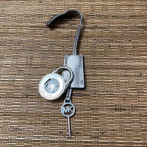 MK Lock and Key Bag Charm